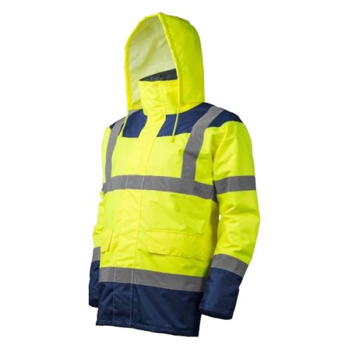 Parka haute visibilité KETA jaune fluo/marine TM - COVERGUARD - 7KETYM pas cher Secondaire 1 L