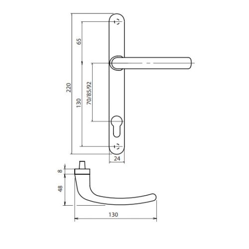 Ensemble sur plaques + béquille C7 EA 70 NR RAL 9005 - SOFI - 5112180021 pas cher Secondaire 2 L