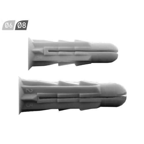 Cheville plastique universelle ARPON 6x25mm bidon de 800 - SPIT - 055722 pas cher Secondaire 2 L