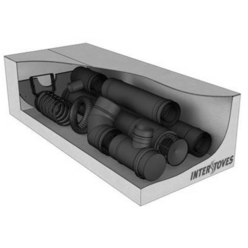 Kit Conduit ventouse pour poêle à granulés - STOVIA - KITCONDUITVENTOUSE pas cher Secondaire 1 L