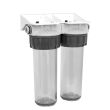 Double filtre 3/4'' 20x27 FF + équerre (vide) - POLAR - FD34 pas cher