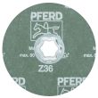 Disque fibre grain zircon CC-FS 125 Z 36 Combiclick 125 mm grain 36 PFERD 64290103 photo du produit Secondaire 1 S
