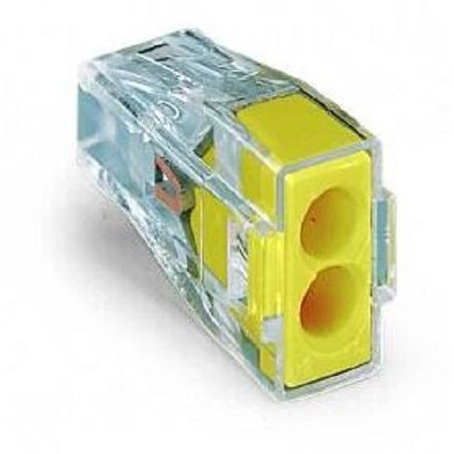 Boîte de 100 bornes de connexion automatiques transparentes 2 fils (1 - 2,5 mm²) WAGO 773-102 photo du produit Secondaire 2 L