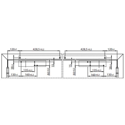Ferme porte TS 5000 Ecline corps seul argent GEZE 143640 photo du produit Secondaire 1 L