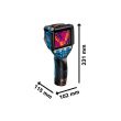 Caméra thermique GTC 600 C 12 V + 1 batterie 12 V 2 Ah + chargeur + coffret L-BOXX BOSCH 0601083500 photo du produit Secondaire 1 S