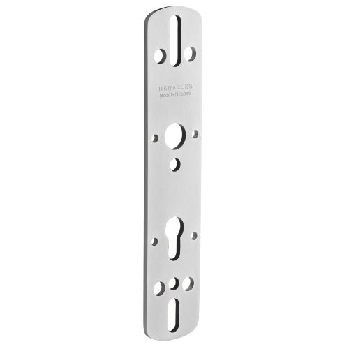 Plaque de rehausse entraxe 70 mm épaisseur 5 mm argent HERACLES D-901RSTD5-F1 photo du produit