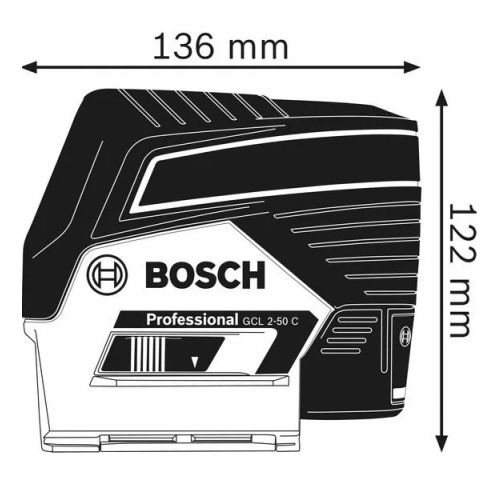 Laser point et ligne 12V GCL 2-50 C Rouge en coffret L-BOXX - BOSCH - 0601066G03 pas cher Secondaire 3 L