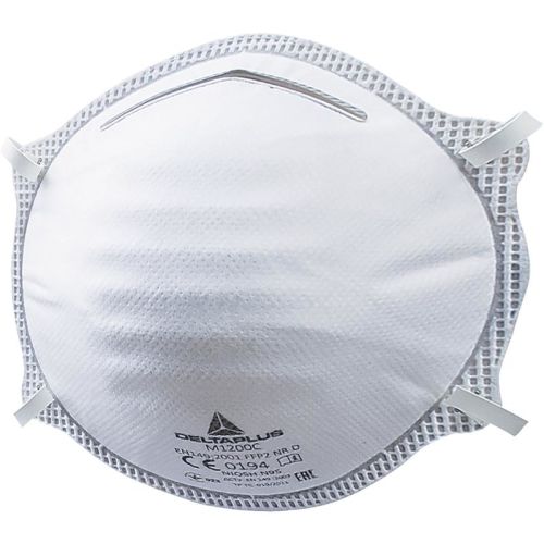 Masques respiratoires coques jetables sans soupape M1100 moules FFP1 NR D DELTA PLUS M1100C photo du produit Secondaire 1 L