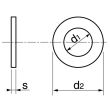 Rondelle plate découpée inox A2 DIN 125 A 3X7X0,5 boîte de 200 ACTON 625083 photo du produit Secondaire 2 S