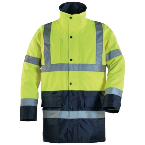 Parka HI-WAY haute visibilité jaune fluo/marine TM COVERGUARD 70450M photo du produit Principale L