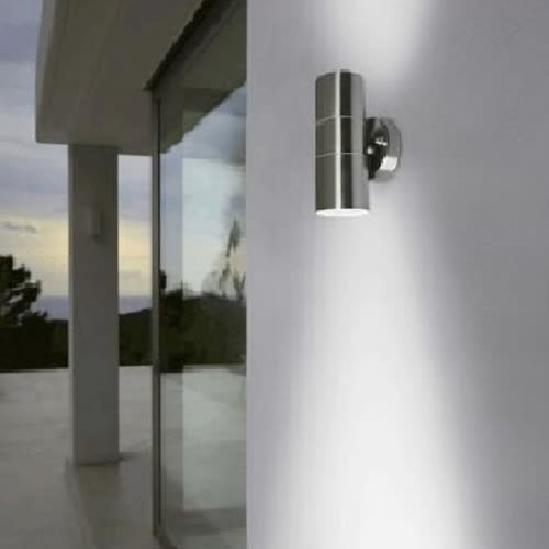 Applique murale CLAIRETTE D/I GU10 x 2 inox 304 MIIDEX LIGHTING 700352 photo du produit Secondaire 3 L