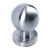 Bouton de porte JADE BP02 diamètre 55mm inox brossé photo du produit Principale XS