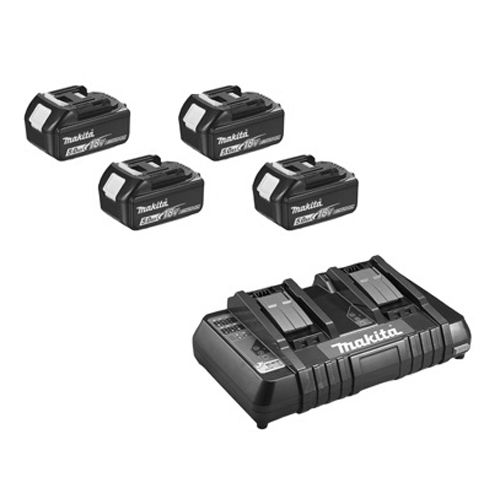 Pack de 2 machines 18V (DHR264 + DHP481) + 4 batteries 5Ah + chargeur + coffrets MAKPAC - MAKITA - DLX2101PTJ pas cher Secondaire 3 L