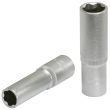 Douille longue F6 1/2'' 11mm chromé mat - KS TOOLS - 911.1241 pas cher
