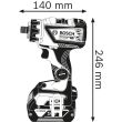 Perceuse-visseuse 18V GSR 18V-60 FC + 2 batteries ProCore 4Ah + chargeur + coffret L-BOXX BOSCH 06019G710Q photo du produit Secondaire 1 S