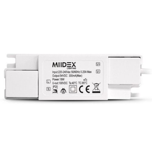 Plafonnier LED SLIMY blanc D 225 mm 18 W 4000 K MIIDEX 77571 photo du produit Secondaire 3 L