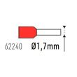 Lot de 10 cosses embouts male isolant section 1,5 mm² ELECTRALINE 62240 photo du produit Secondaire 3 S
