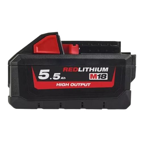 Batterie Milwaukee HIGH OUTPUT M18 HB5.5 18 V - 5.5 Ah - 4932464712 photo du produit Secondaire 1 L