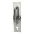 Poignée sur plaque tirage clé I inox brossé HERACLES B-INOX-PT902 photo du produit Secondaire 4 S