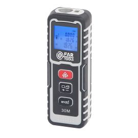 Telemetre laser 2 x 1,5V Fartools TL 30 portée jusqu'à 30 m avec affichage LCD - 132506 photo du produit Principale M