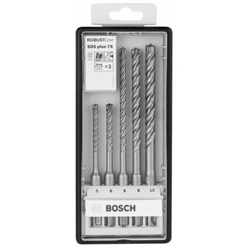 Coffret de 5 forets SDS plus-7X - BOSCH - 2608576199 pas cher Secondaire 3 L