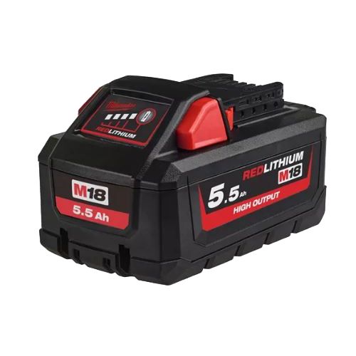 Batterie Milwaukee HIGH OUTPUT M18 HB5.5 18 V - 5.5 Ah - 4932464712 photo du produit