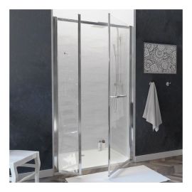 Paroi douche OCEANE Cuisibane 120 cm PMR double porte pivotante pas cher Principale M