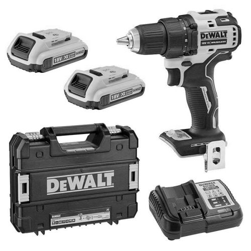 Perceuse-visseuse 18V XR Brushless + 2 batteries 2Ah + chargeur + coffret TSTAK - DEWALT - DCD708D2T-QW pas cher Secondaire 1 L