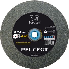 Meule Corindon Peugeot Outillage gris 150 x 25 x 32 mm grain 60 + bague - 800326 photo du produit Principale M