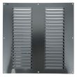 Grille estampée 436 largeur 400mm hauteur 400mm anodisé argent - RENSON - 16266 pas cher