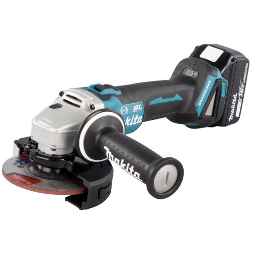 Meuleuse d'angle 18V 125mm + 2 batteries 5Ah + chargeur + coffret MAKPAC - MAKITA - DGA506RTJ pas cher Secondaire 1 L