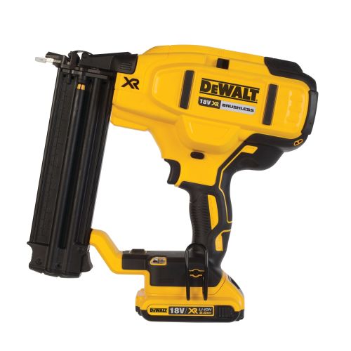 Cloueur de finition 18 V XR 18 Ga Brushless + 2 batteries 2 Ah + chargeur + coffret DEWALT DCN680D2-QW photo du produit Secondaire 1 L