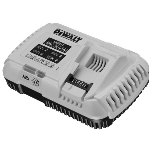 Chargeur rapide XR 12 V/18 V/54 V de 1,3 Ah à 9 Ah Li-Ion DEWALT DCB117-QW pas cher