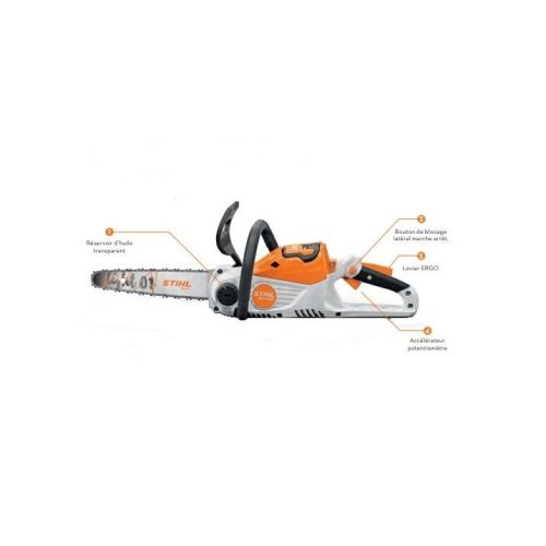 Tronçonneuse 36 V MSA 60.0 C-B 30 cm + batterie AK20 + chargeur AL 101 STIHL MA04-011-5806 photo du produit Secondaire 3 L