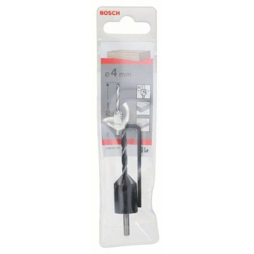 Mèche hélicoïdale avec fraise à lamer diamètre 4mm longueur 70mm - BOSCH - 2608596391 pas cher Secondaire 2 L