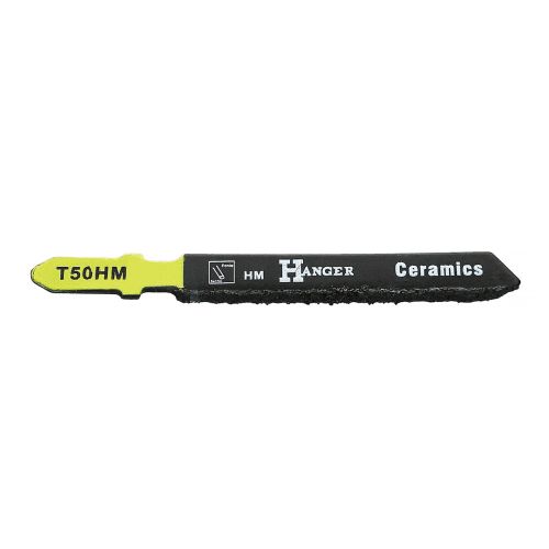 Pack de 5 lames de scie sauteuse T50HM pour céramique 50 mm HANGER 150227 photo du produit