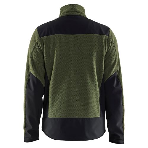 Veste tricot&eacute;e Softshell vert fonc&eacute;/noir TM - BL&Aring;KL&Auml;DER - 594225364199M pas cher Secondaire 1 L