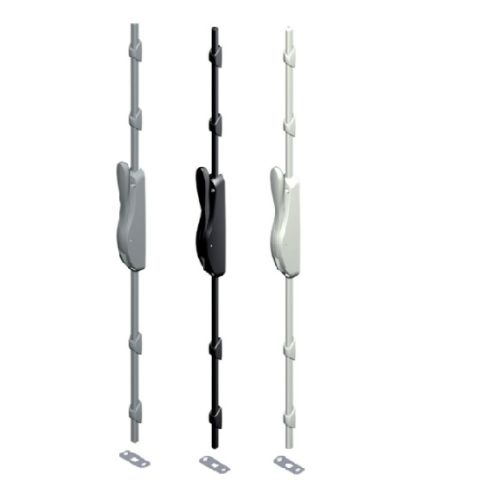 Crémone pompier DEESSE série 6887 laqué gris alu RAL9006 LA CROISEE DS DS6887-007 photo du produit