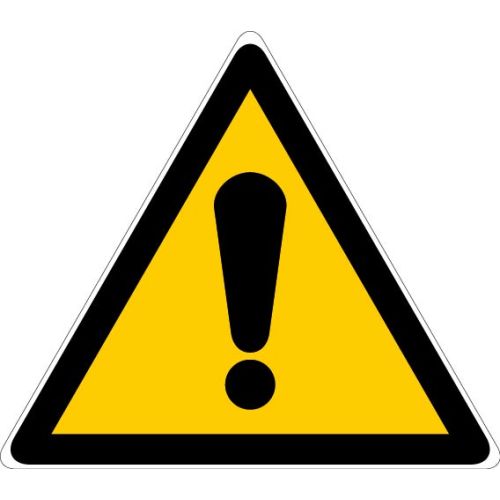 Pictogramme d'avertissement de danger triangulaire ''Danger général'' NOVAP 4031972 photo du produit Principale L