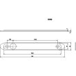 Platine pour poignée 6764 noir 9005 pour solo DS - LA CROISEE DS - DS6764-013 pas cher Secondaire 4 S