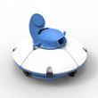 Robot aspirateur piscine Frisbee bleu BESTWAY 12702 photo du produit