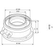 Adaptateur ventouse vertical 80/125 pour chaudière condensation AZB 931 - ELM LEBLANC - 7716780184 pas cher Secondaire 1 S