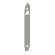 Platine pour poignée 5149 ou 5150 laqué gris alu RAL9006 LA CROISEE DS DS6764-007 photo du produit