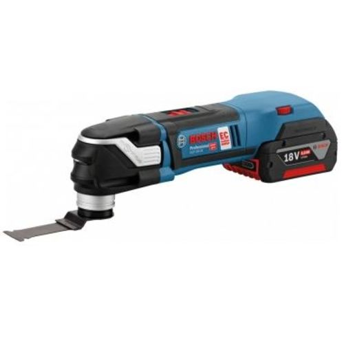 Découpeur-ponceur 12V GOP 18V-28 + 2 batteries Procore 5,5 Ah + chargeur en L-Boxx - BOSCH pas cher