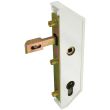 Serrure en retrait GJ pour cadre 40x40mm finition blanc - TIRARD - GJ791302 pas cher