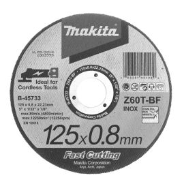 Disque à tronçonner métal et inox - MAKITA - B-45733 pas cher Principale M