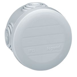 Boîte de dérivation PLEXO Legrand ronde gris photo du produit Principale M