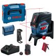 Laser point et ligne 12V GCL 2-50 C Rouge en coffret L-BOXX - BOSCH - 0601066G03 pas cher