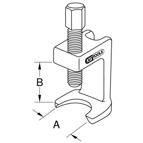 Extracteur universel de rotules 23 mm KS TOOLS 670.0061 photo du produit Secondaire 1 L