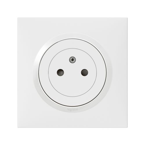 Prise de courant 2P+T DOOXIE surface one blanc LEGRAND 600735 photo du produit Secondaire 2 L
